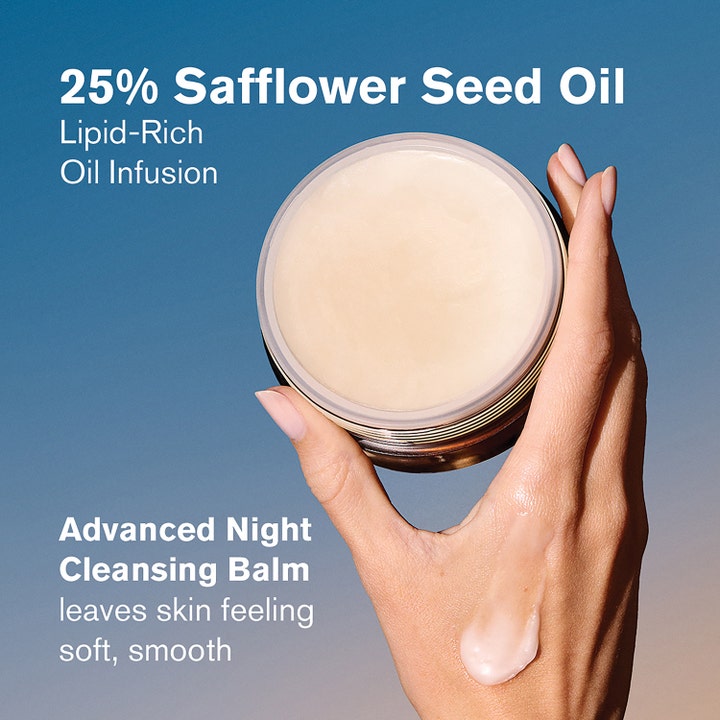 Estée Lauder Advanced Night Cleansing Balm 70 ml puhdistustuote sisältää 25 % Safflower Seed Oilia.