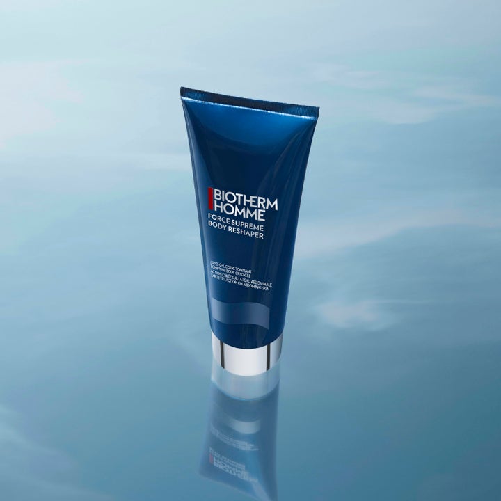 Biotherm Force Supreme Body Reshaper 125 ml kiinteyttävä cryo-gel tummansinisessä tuubissa hopeakorkilla