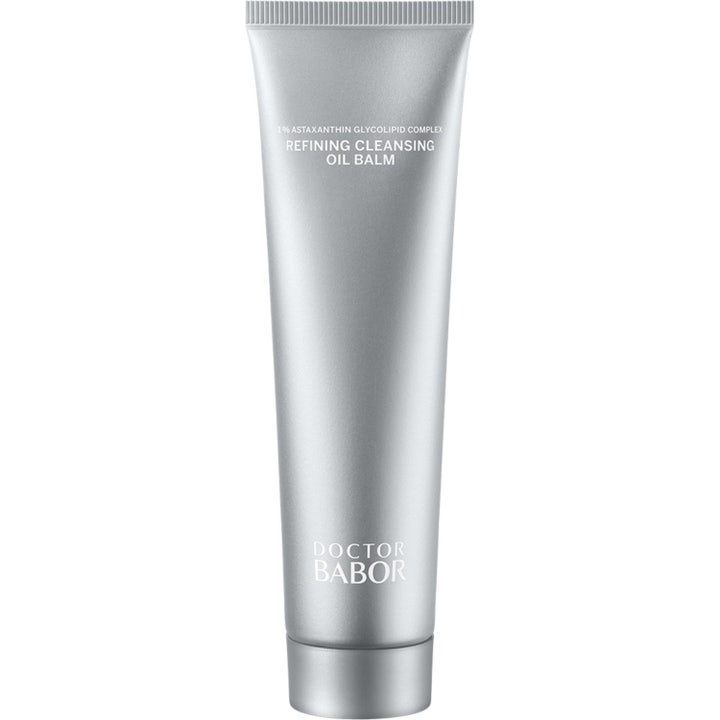 Doctor Babor Refining Cleansing Oil Balm astaksantiinia sisältävä puhdistusöljybalmi hopeisessa tuubissa