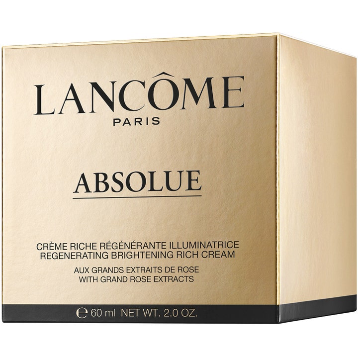 Lancôme Absolue Regenerating Brightening Rich Cream 60 ml kirkastava päivävoide kultaisessa pakkauksessa