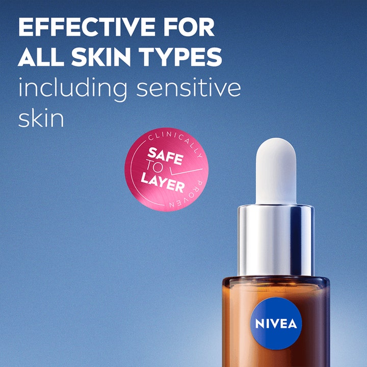 NIVEA Cellular Expert Filler Vitamin C Radiance 30 ml heleyttävä seerumi sopii herkälle iholle ja kerrostamiseen.