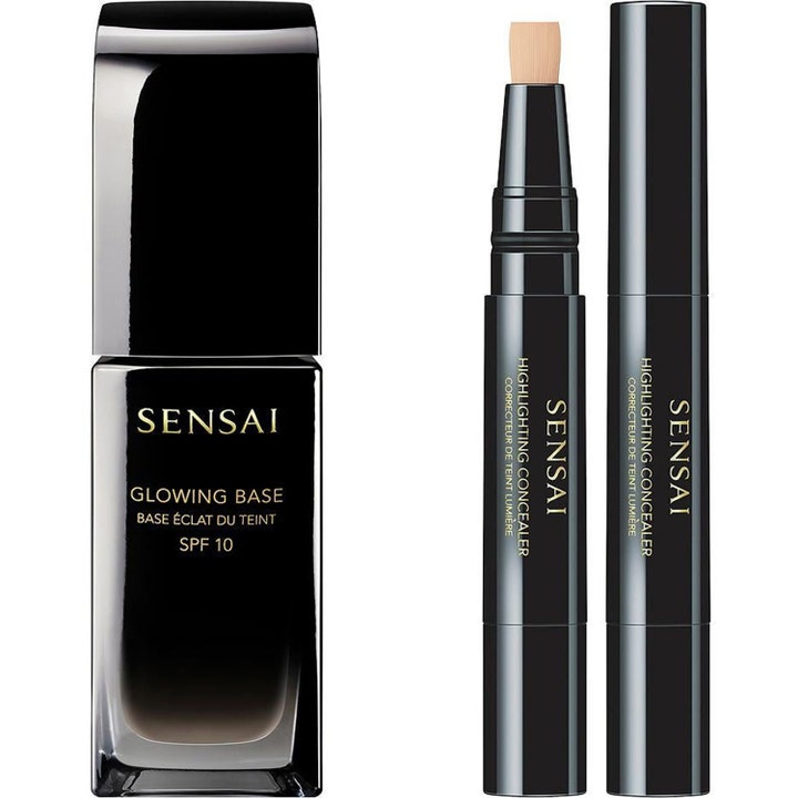 Base & Conceal Perfection (Glowing Base + Highlighting Concealer)