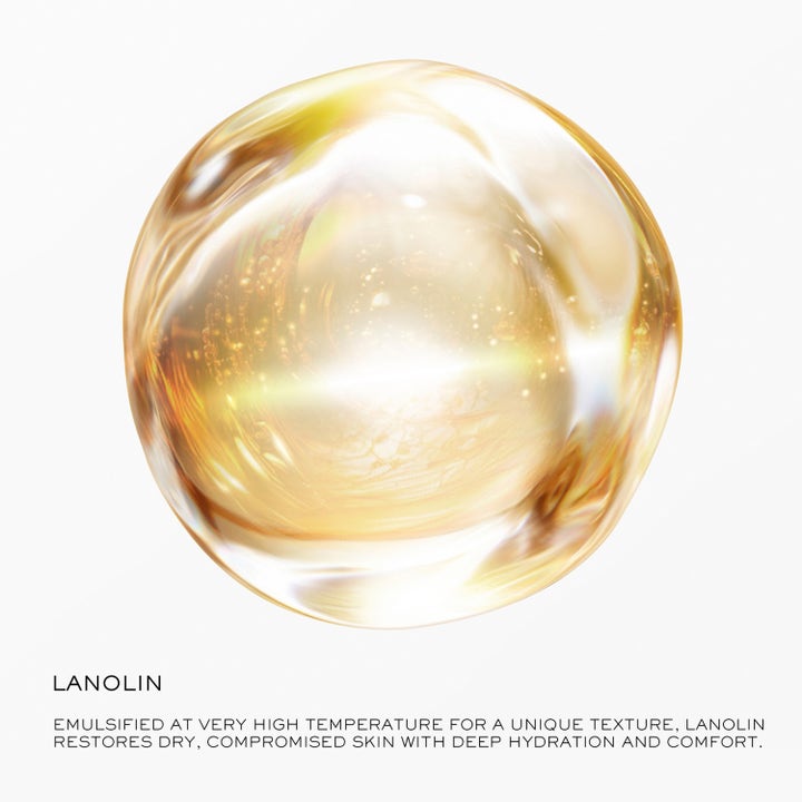 Lancôme Nutrix Visage Face Cream 50 ml ravitseva kasvovoide ja kultainen lanoliinipisara syvään kosteutukseen.