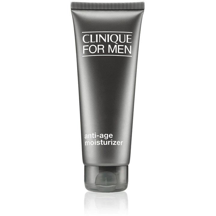 Clinique For Men Anti-Age Moisturizer 100 ml kosteuttava kasvovoide harmaassa tuubissa vähentää juonteita.