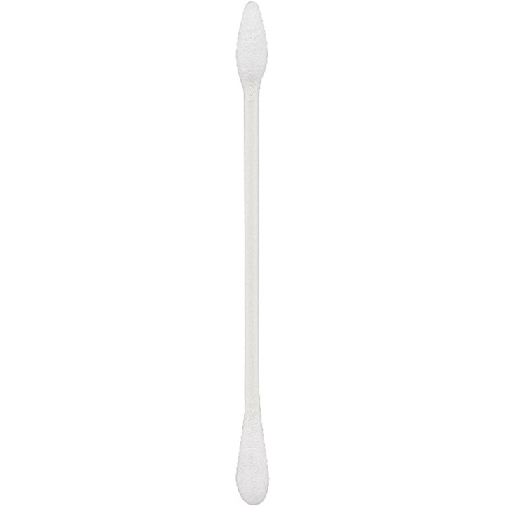 Holika Holika Magic Tool Dual Head Cotton Swabs 200 kpl ihonhoitoväline jossa on terävä ja pyöreä valkoinen kuitukärki