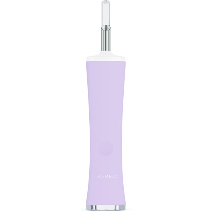 FOREO ESPADA 2 plus Lavender 1 kpl aknehoitolaite epäpuhtauksille vaaleanliilalla rungolla ja kapealla metallikärjellä.