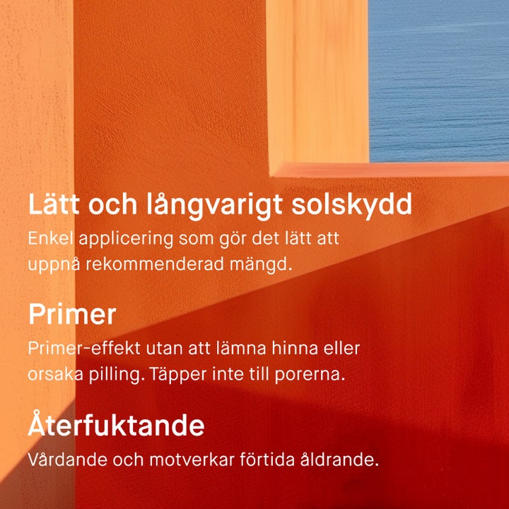 EVY Technology Daily UV Face 75 ml aurinkovoide antaa SPF 30 suojan ja silikonittoman primer-vaikutuksen.