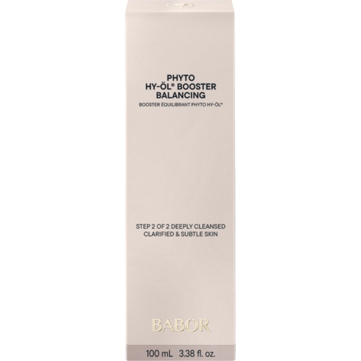 Babor Phyto HY-ÖL Booster Balancing 100 ml tasapainottava kasvojenpuhdistusaine vaaleassa pahvipakkauksessa