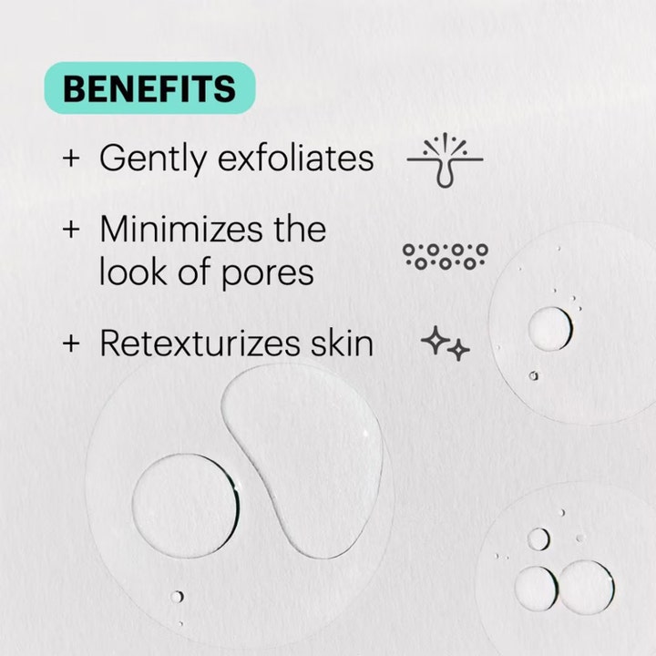 Dr.Jart+ Pore-remedy PHA Exfoliating Serum 30 ml kuoriva seerumi ihohuokosille hyötylista ja kirkkaita nestepisaroita