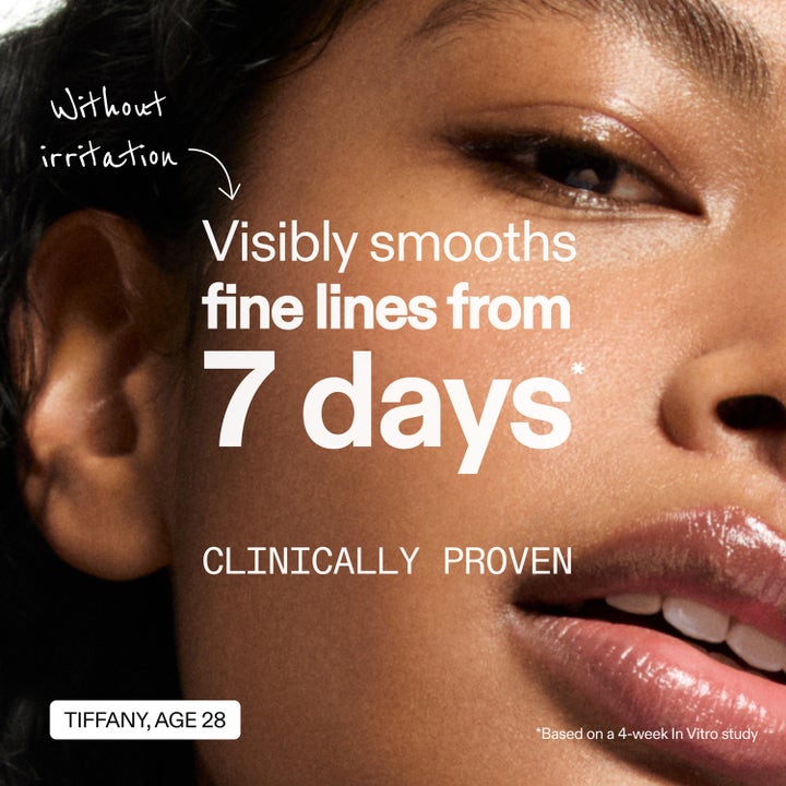 The INKEY List Starter Retinol Serum 30 ml silottava seerumi iholla ja teksti tuloksista jo 7 päivässä.