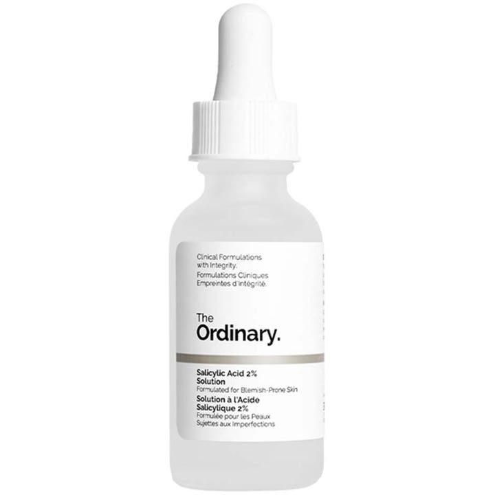 The Ordinary Salicylic Acid 2% Solution 30 ml epäpuhtauksia vähentävä seerumi huurteisessa lasipullossa