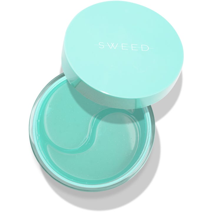 Sweed Miracle Eyepatch 60 kpl kosteuttavat silmänalusnaamiot turkooseja hydrogeelilappuja sisältävässä purkissa