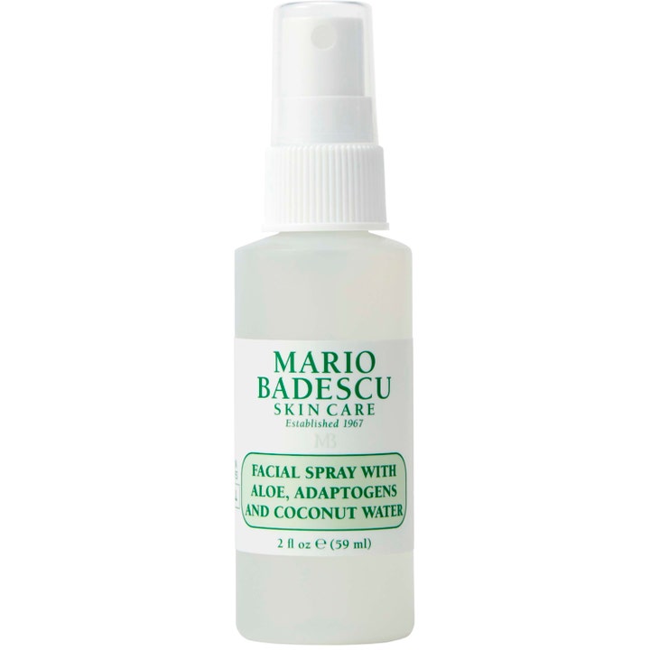 Mario Badescu Facial Spray Aloe & Coconut Water 59 ml kosteuttava kasvosuihke kirkkaassa muovipullossa