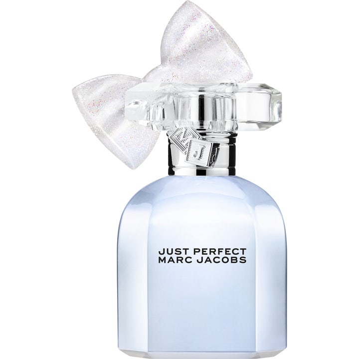 Marc Jacobs Just Perfect Eau de Parfum 30 ml vaaleansininen hajuvesipullo kimaltavalla rusettikorkilla
