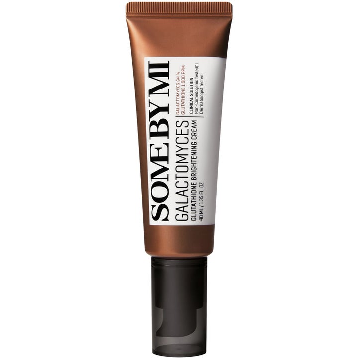 Some By Mi Galactomyces Glutathione Brightening Cream 40 ml kirkastava kasvovoide ruskeassa tuubissa.