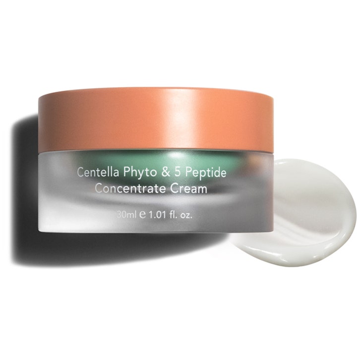 haruharu wonder Centella Phyto & 5 Peptide Concentrate Cream 30 ml kasvovoide ja täyteläinen valkoinen voidekoostumus