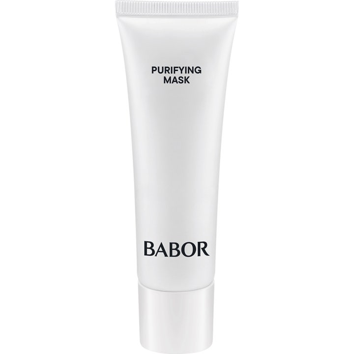 Babor Skinovage Purifying Mask 50 ml puhdistava kasvonaamio valkoisessa tuubissa hillitsee ihon kiiltoa