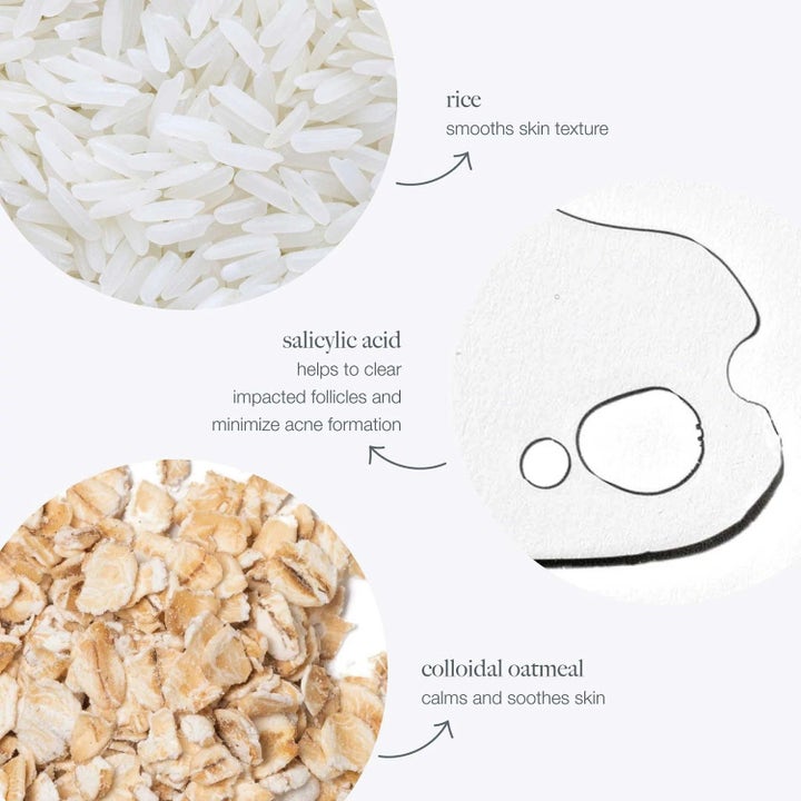 Dermalogica Daily Microfoliant Duo 2 x 74 g kuorinta sisältää riisiä, salisyylihappoa ja rauhoittavaa kauraa.