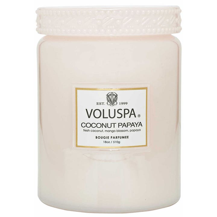 Large Jar Candle Coconut Papaya