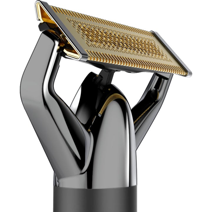 BaByliss Super X Metal Replacement X Blade 1 kpl partatrimmerin vaihtoterä kultaisella terällä ja metallivarrella