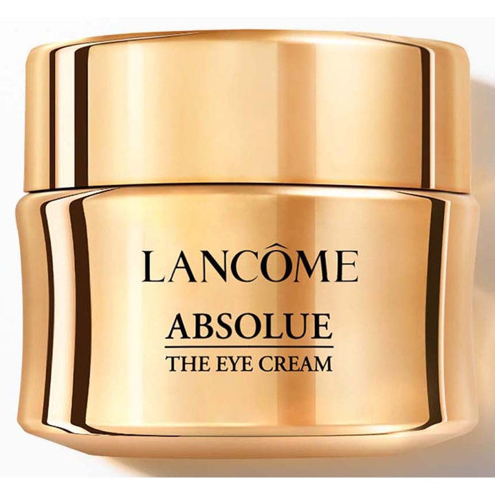Lancôme Absolue The Eye Cream 20 ml uudistava silmänympärysvoide tyylikkäässä kultaisessa lasipurkissa