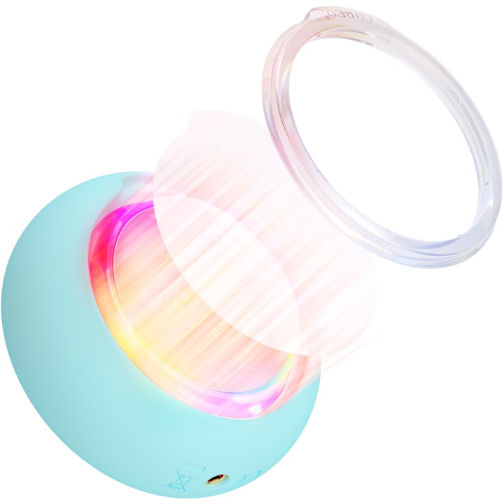 FOREO UFO 3 Mint 1 kpl kosteuttava ihonhoitolaite mintunvihreä laite hehkuvalla LED-valolla ja maskilla