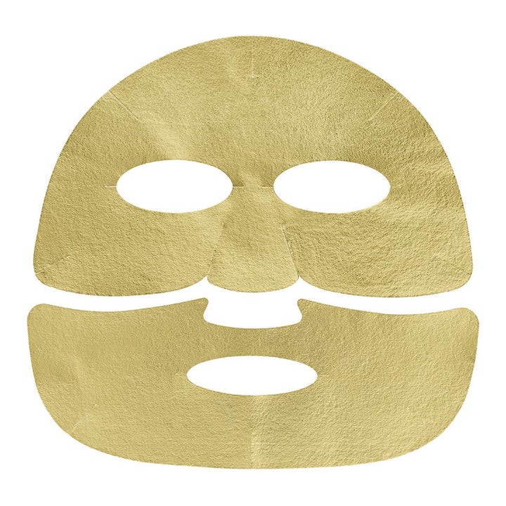 Holika Holika Prime Youth Gold Foil Mask Duo 2 kpl kirkastava kangasmaski kultaisella foliopinnalla kahdessa osassa
