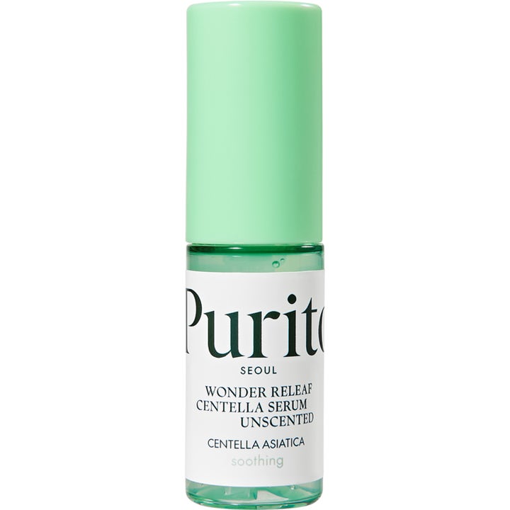 Purito Seoul Wonder Releaf Centella Serum Unscented 60 ml rauhoittava seerumi mintunvihreällä korkilla