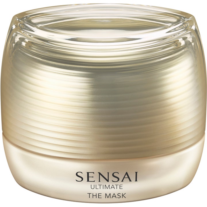 Sensai Ultimate The Mask 75 ml elvyttävä kasvonaamio ylellisessä kullanhohtoisessa ja uritetussa purkissa