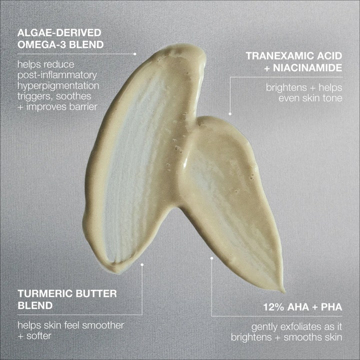 Dermalogica PowerBright Dark Spot Peel 50 ml kirkastava kuorinta kermainen koostumus sisältää AHA- ja PHA-happoja.