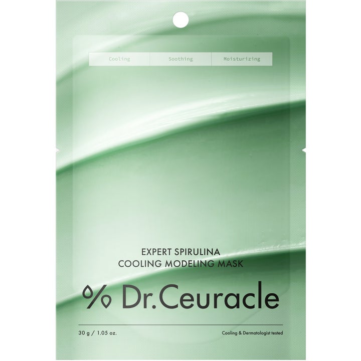 Dr. Ceuracle Expert Spirulina Cooling Modeling Mask 30 g viilentävä kuminaamio vihreässä aaltoilevassa pussissa