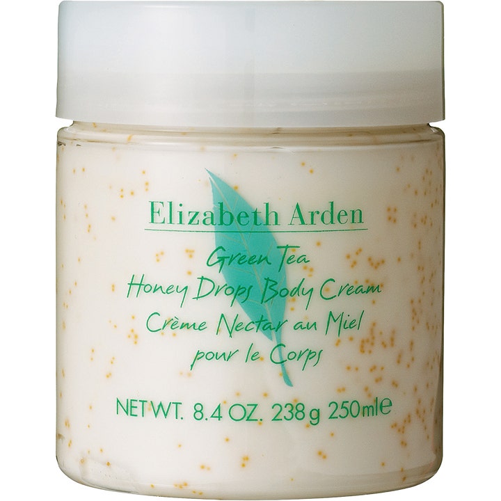 Elizabeth Arden Green Tea Honey Drops Body Cream 250 ml kosteuttava vartalovoide kirkkaassa purkissa keltaisilla rakeilla