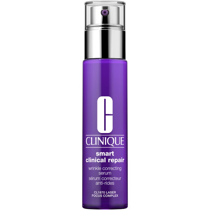 Clinique Smart Clinical Repair Wrinkle Correcting Serum 50 ml ryppyjä silottava seerumi lila pumppupullo