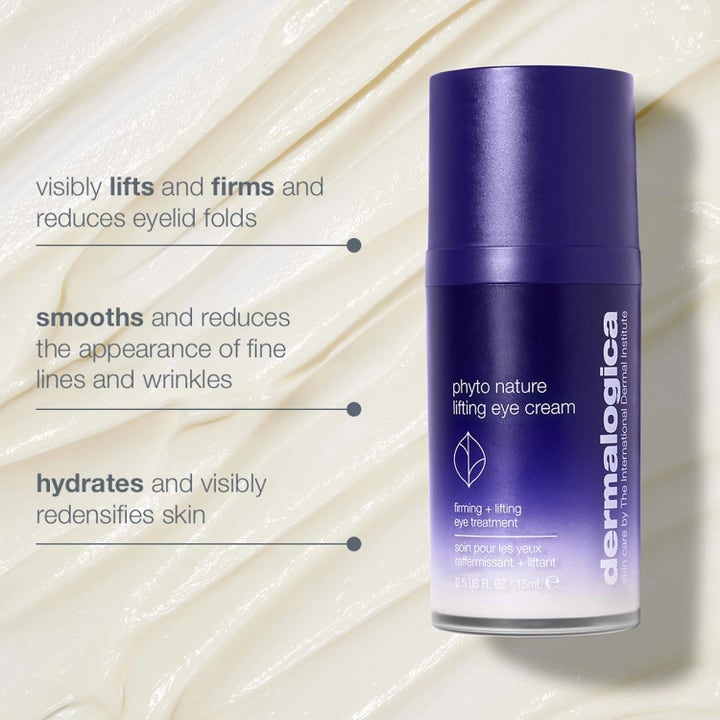 Dermalogica Phyto Nature Lifting Eye Cream 15 ml kiinteyttävä silmänympärysvoide violetissa pumppupullossa