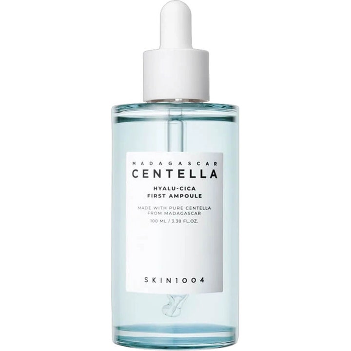Skin1004 Madagascar Centella Hyalu-Cica First Ampoule 100 ml kosteuttava seerumi pipetillisessä lasipullossa