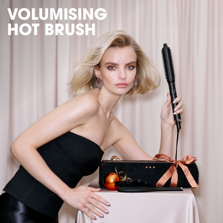 Rise Volumising Hot Brush - Festive Gift Set in Black