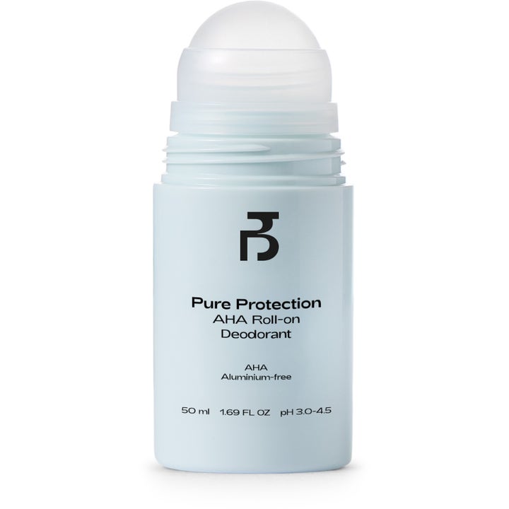 Bodyologist Pure Protection AHA Roll-on Deodorant 50 ml alumiiniton deodorantti vaaleansinisessä pakkauksessa ilman korkkia