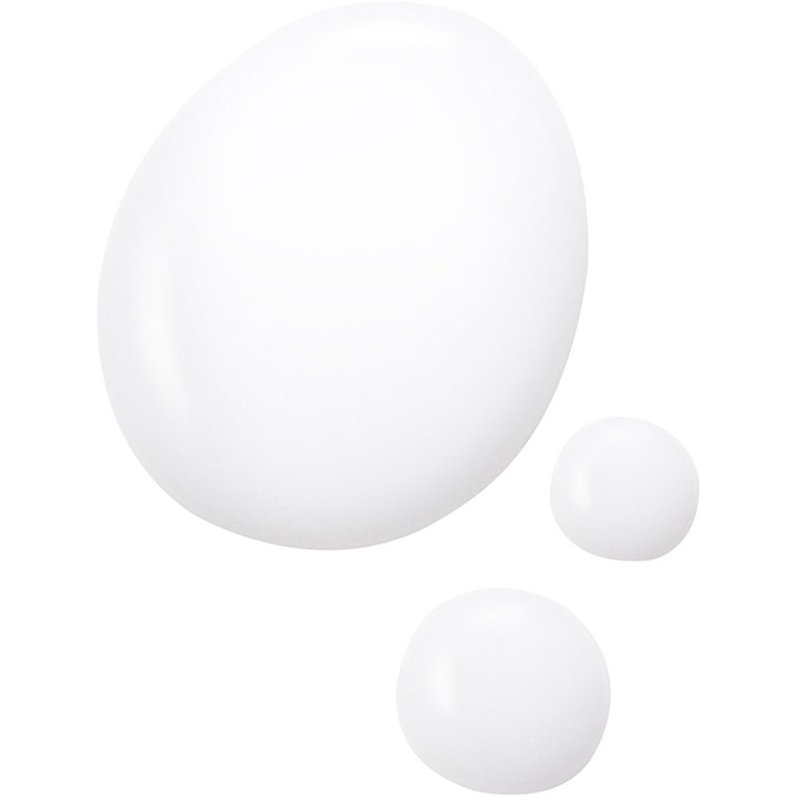 Sensai Silky Purifying Milky Soap Step 2 150 ml puhdistusmaito, kermainen ja valkoinen koostumus pisaroina.