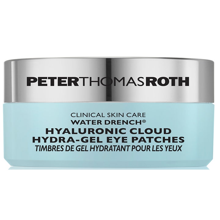 Peter Thomas Roth Water Drench Hyaluronic Cloud Eye Patches syväkosteuttavat silmänympärysnaamiot vaaleansinisessä purkissa