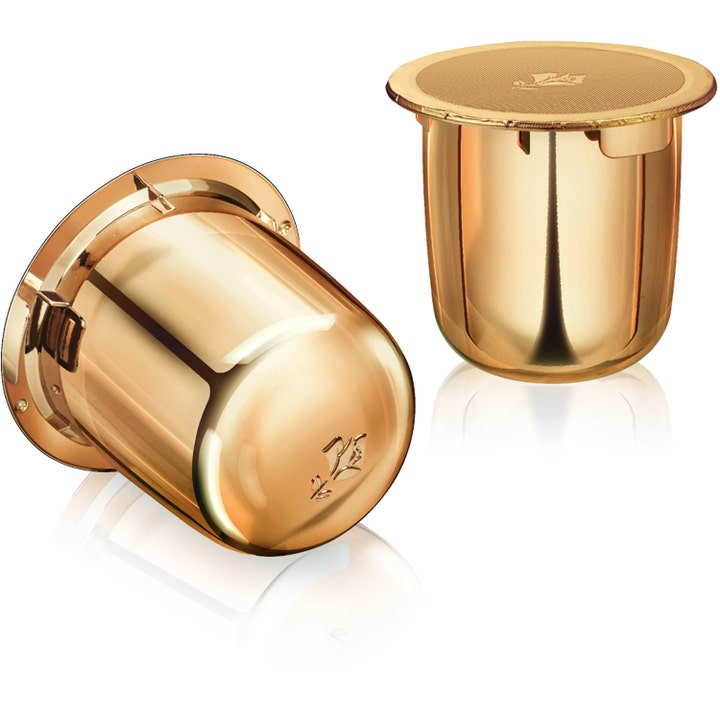 Lancôme Absolue Soft Cream 60 ml uudistava kasvovoide kaksi kultaista täyttökapselia ruusukuviolla
