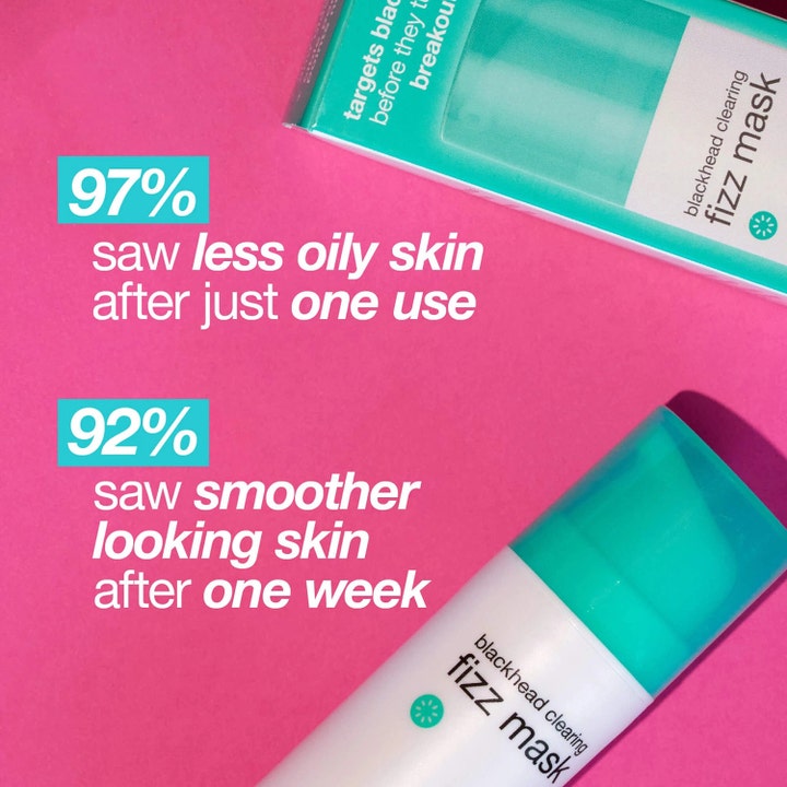 Dermalogica Clear Start Fizz Mask 50 ml puhdistava kasvonaamio ja tuloksia vähemmän rasvaisesta ihosta.