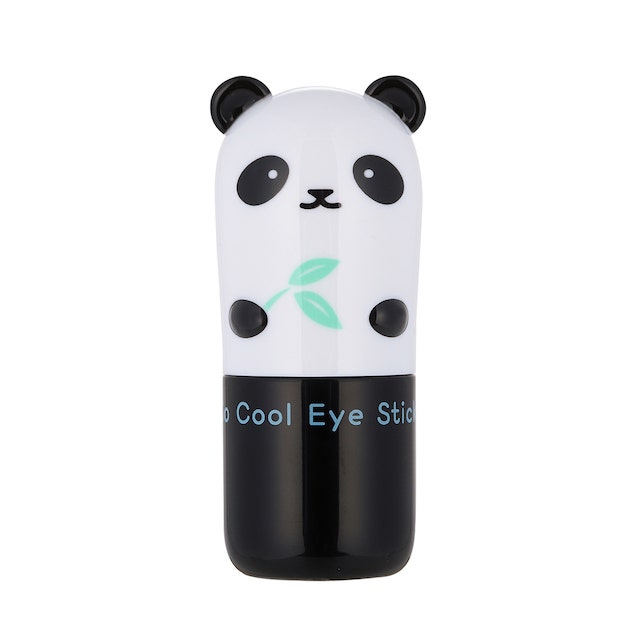TONYMOLY Panda's Dream So Cool Eye Stick 9 g viilentävä silmänympäryspuikko on pandan muotoinen mustavalkoinen muovihylsy.