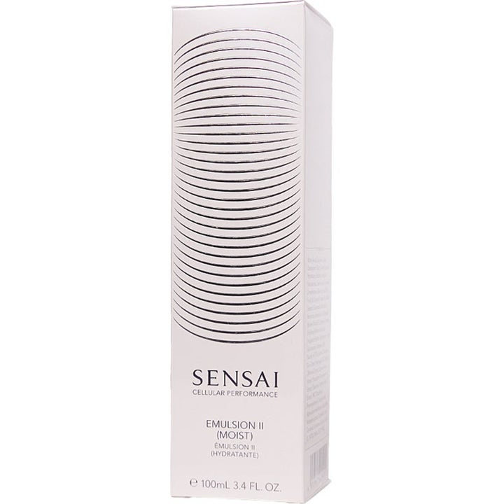 Sensai Cellular Performance Emulsion II Moist 100 ml kosteuttava emulsio valkoisessa graafisessa pakkauksessa