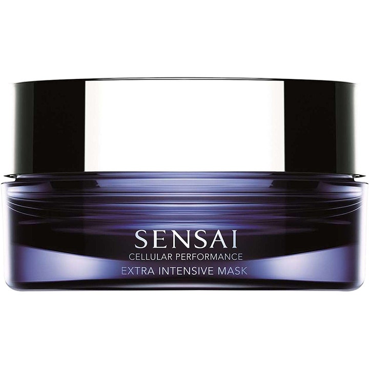 Sensai Cellular Performance Extra Intensive Mask 75ml elvyttävä kasvonaamio tummanvioletissa lasipurkissa mustalla kannella