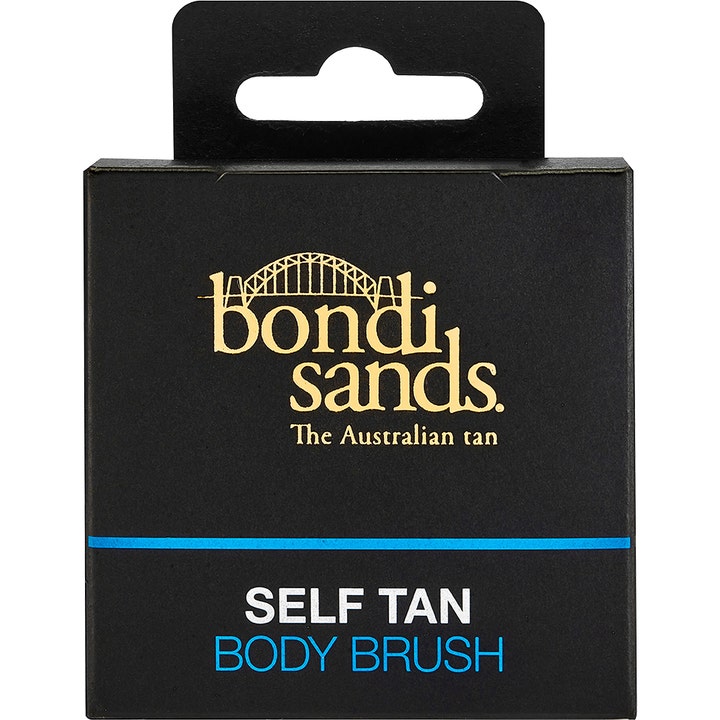 Bondi Sands GLO Body Brush 1 kpl itseruskettavan levitykseen mustassa pakkauksessa, jossa on teksti Self Tan Body Brush