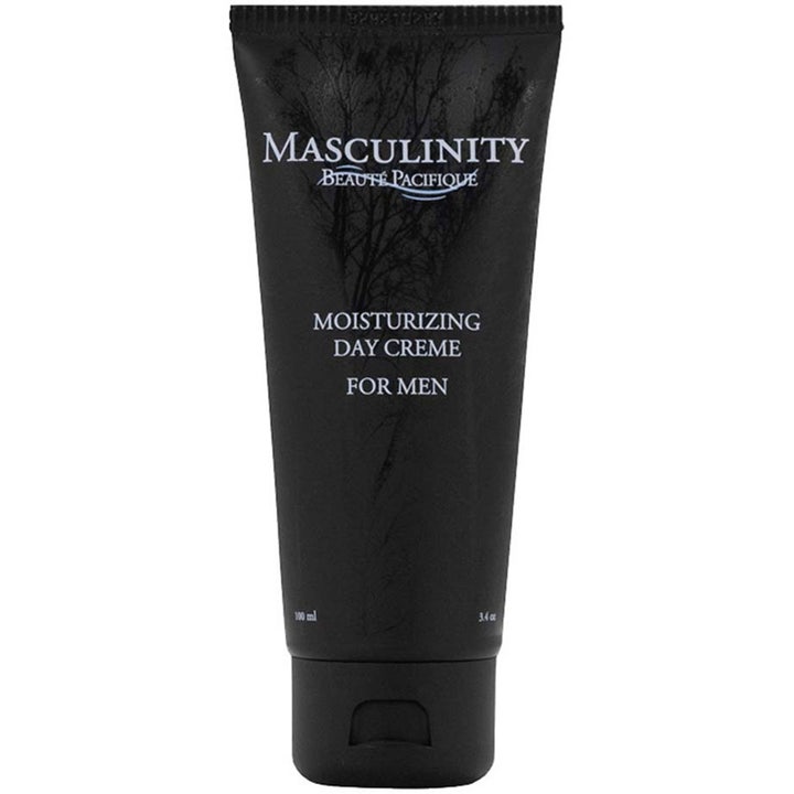 Beauté Pacifique Masculinity Moisturizing Day Creme 100 ml kosteuttava päivävoide mustassa tuubissa puunoksakuvioilla