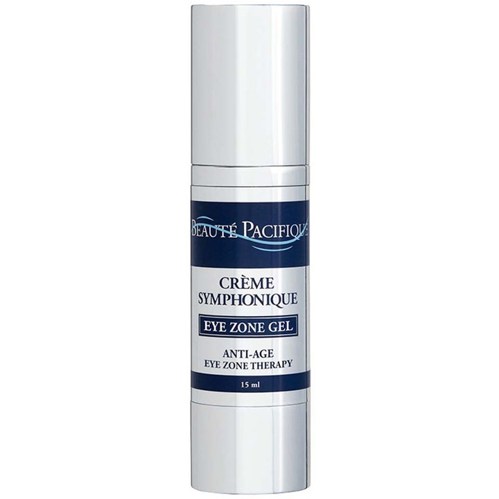 Beauté Pacifique Crème Symphonique Eye Zone Gel 15 ml nuorentava silmänympärysgeeli hopeisessa pumppupullossa.