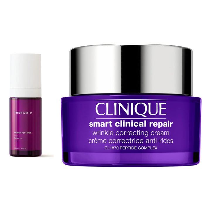 Clinique Smart Clinical Repair 50 ml silottava kasvovoide violetissa purkissa hopeisella korkilla.