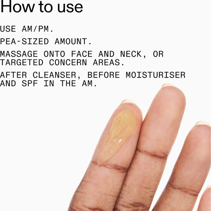 The INKEY List Tranexamic Acid Serum 30 ml pigmenttimuutoksia vaalentava seerumi ja sen geelimäinen koostumus