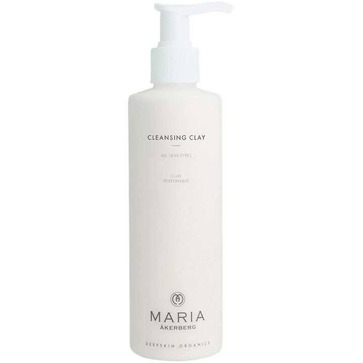 Maria Åkerberg Cleansing Clay 250 ml syväpuhdistava puhdistussavi valkoisessa pumppupullossa.